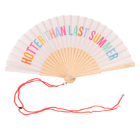 Hotter Than Last Summer | Hand Fan